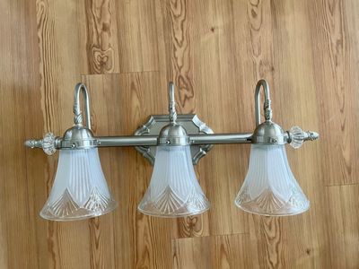 Satin Nickel Vanity Light