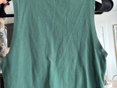 Wild fable Mock Neck Crop Top - Green