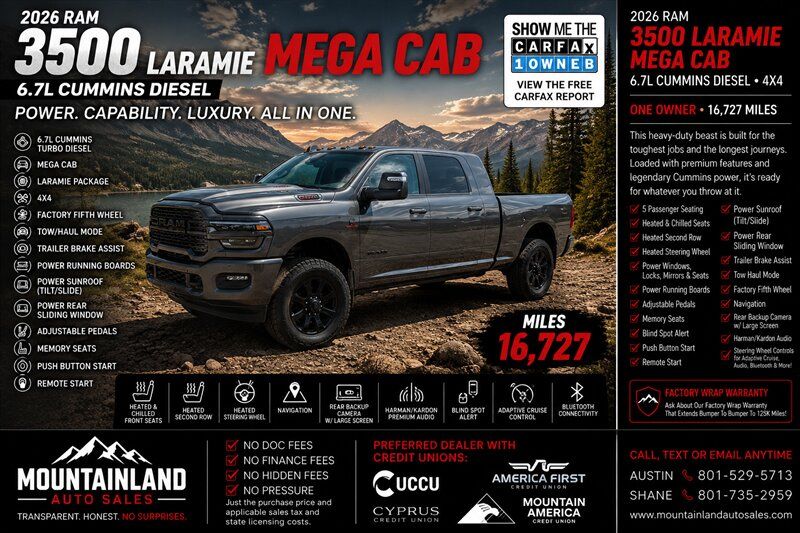 2026 Ram 3500 Laramie