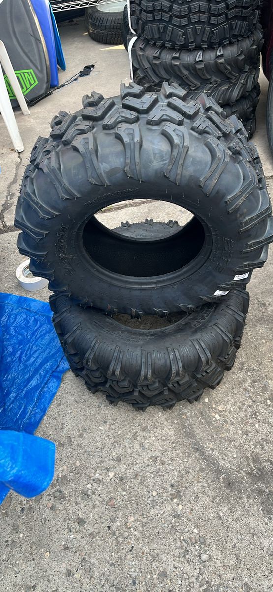 26X11.00-12 NEW CARLSTAR PAIR OF TIRES