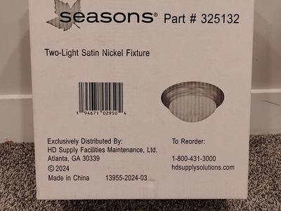 Seasons Dome Light Flush Mount