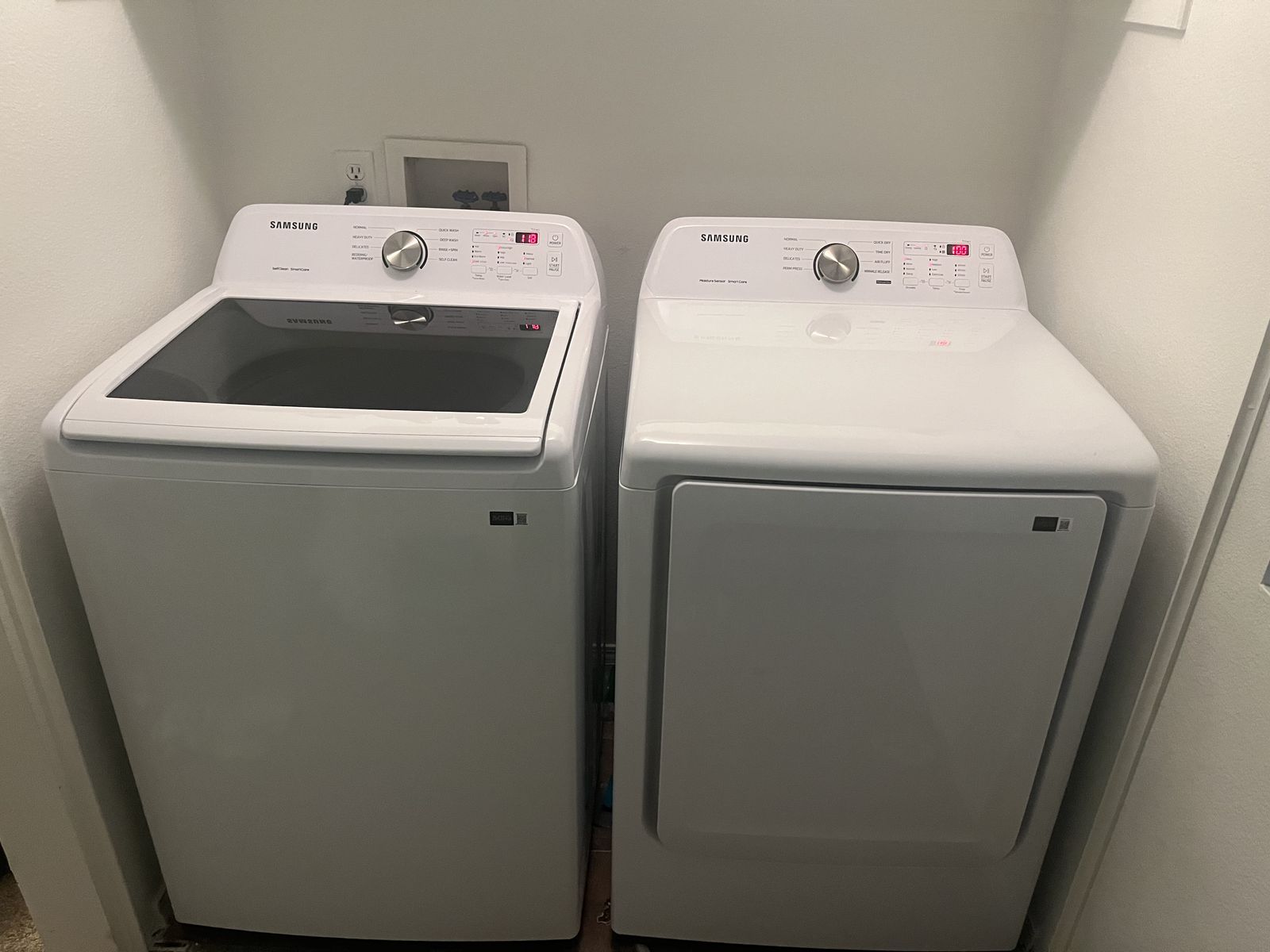 washer and dryer