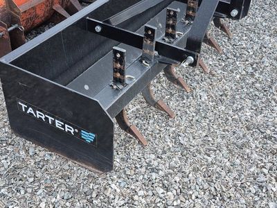 Tarter 3-Point Box Blade 6ft Tiller Grader Tractor Attachment Farm Implement