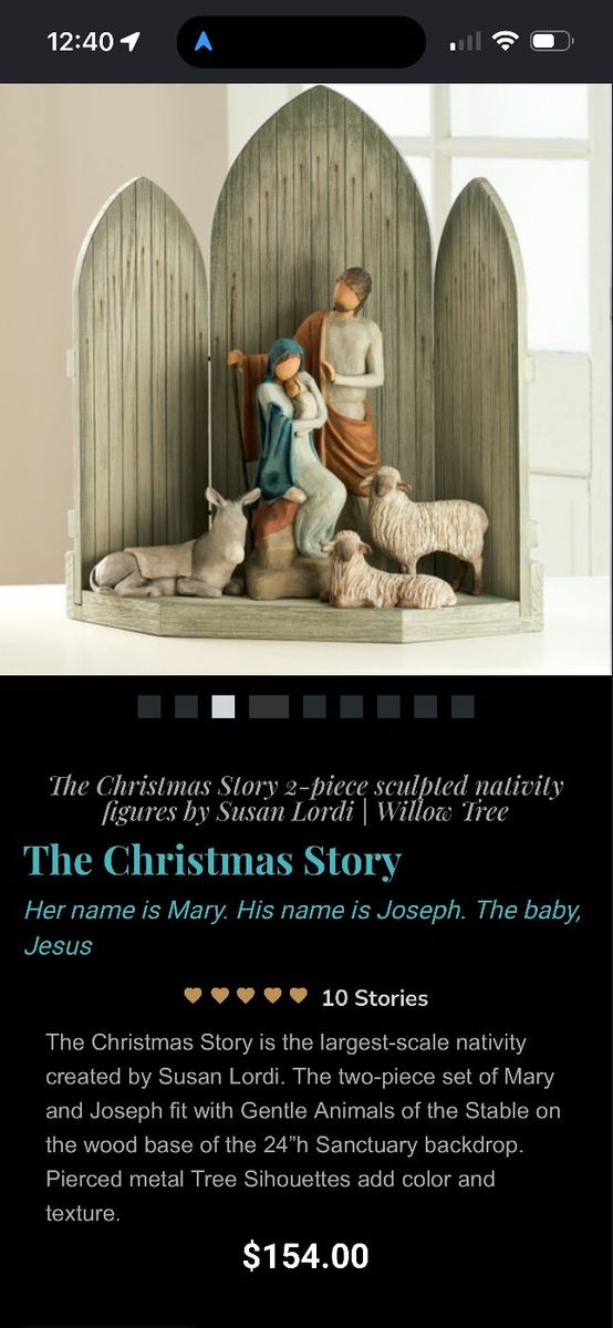 Willow Tree "The Christmas Story" Nativity Set by Susan Lordi