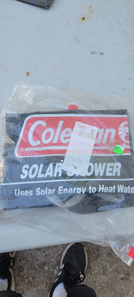 Coleman Solar Shower Portable Camp Shower - Uses Solar Energy to Heat Water