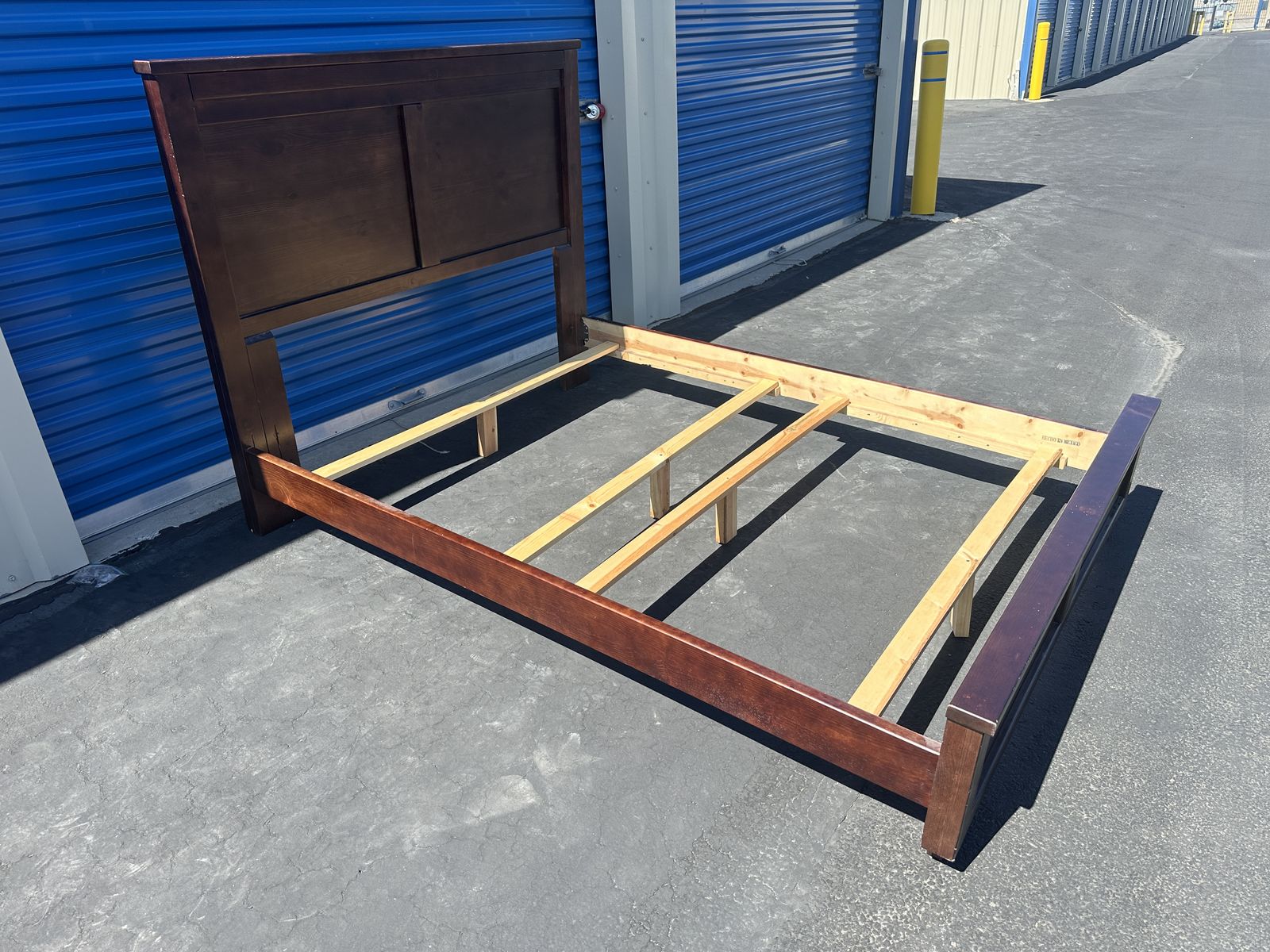 Modern Wood Queen Bed