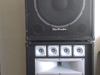 Pro-Studio 15" PA/DJ Speakers - Pair