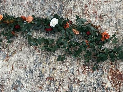 Greenery with flowers