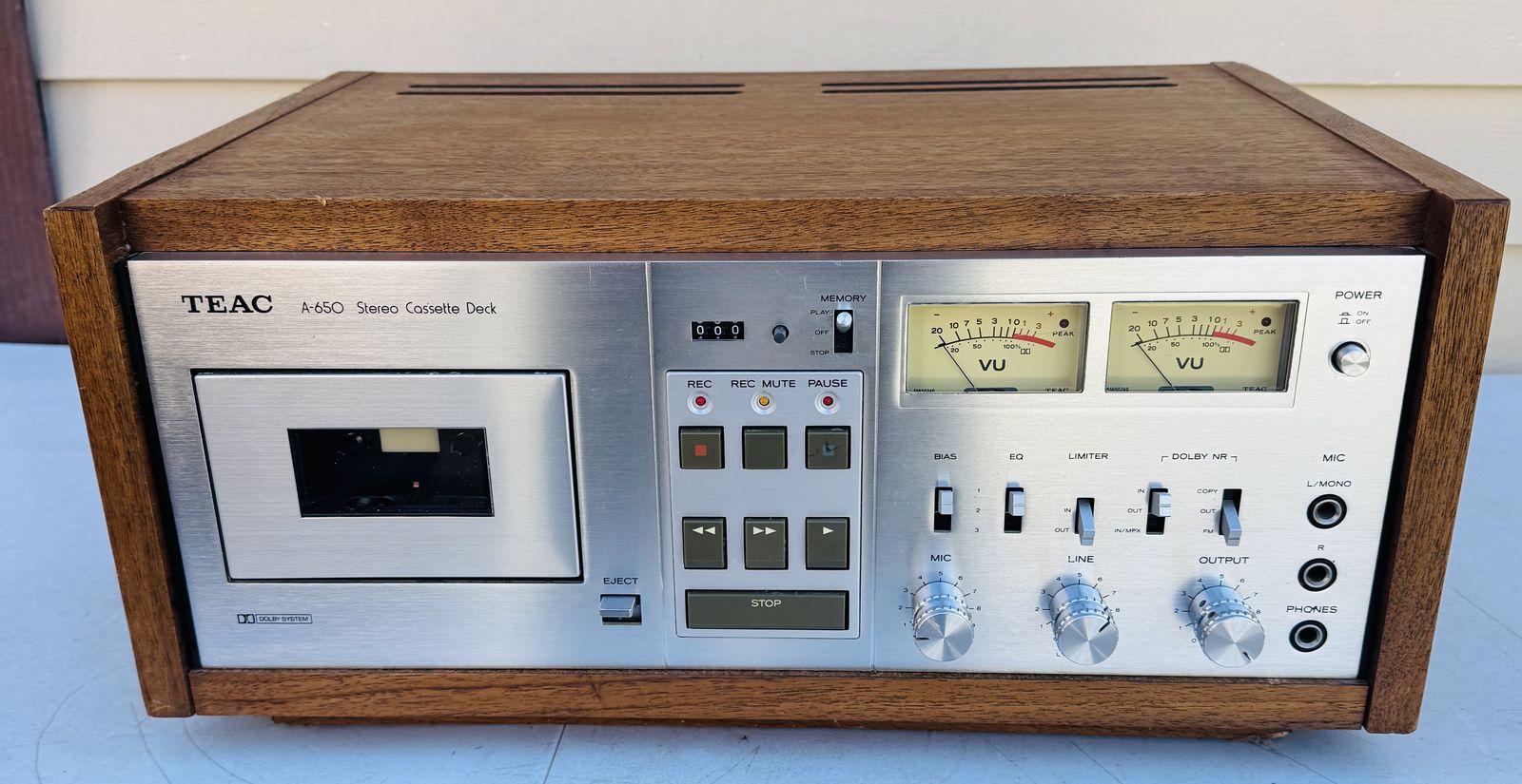 TEAC A‑650 VINTAGE HIGH FIDELITY CASSETTE