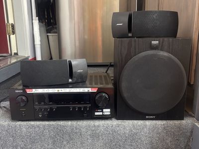 Surround sound receiver w/Bose speakers & sub