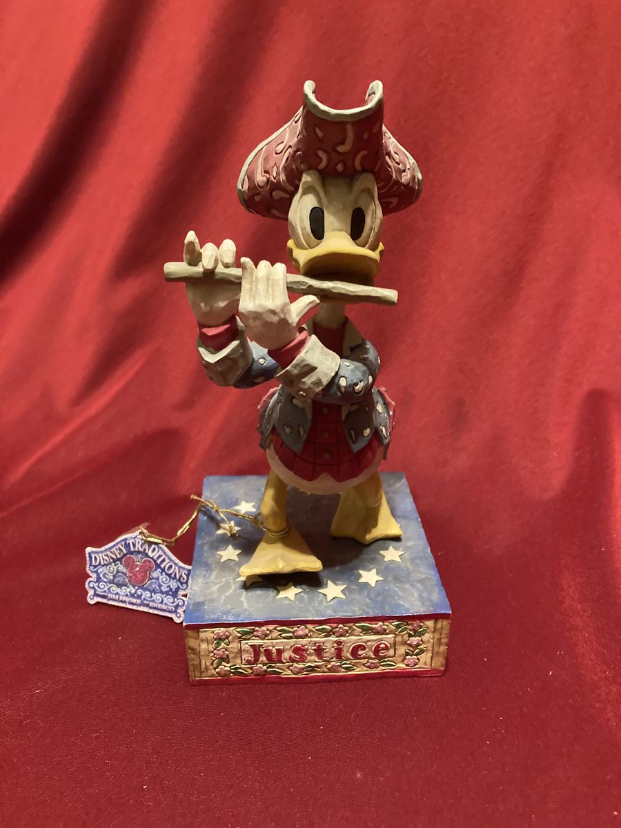 Disney Traditions Donald Duck Song Of Justice Figurine Like New With Box By Jim Shore
