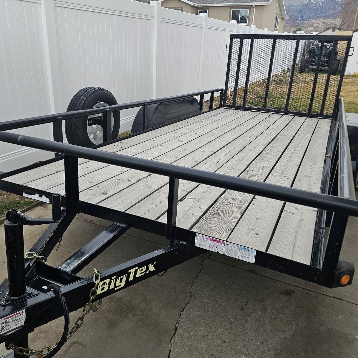 77"x16 big tex trailer