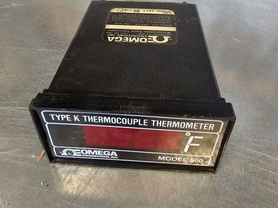Omega 650/660 Digital Thermometer Microprocessor Type K Thermocouple Analog Output Made in USA