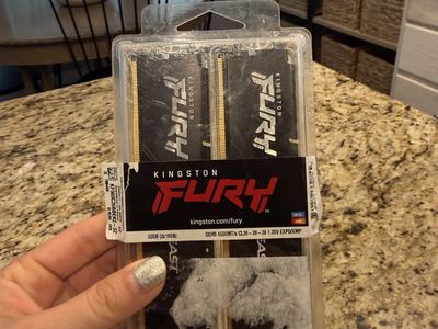 Kingston FURY Beast 32GB (2x16GB) DDR5 6800MT/s CL36 RAM Kit for Desktop Computers