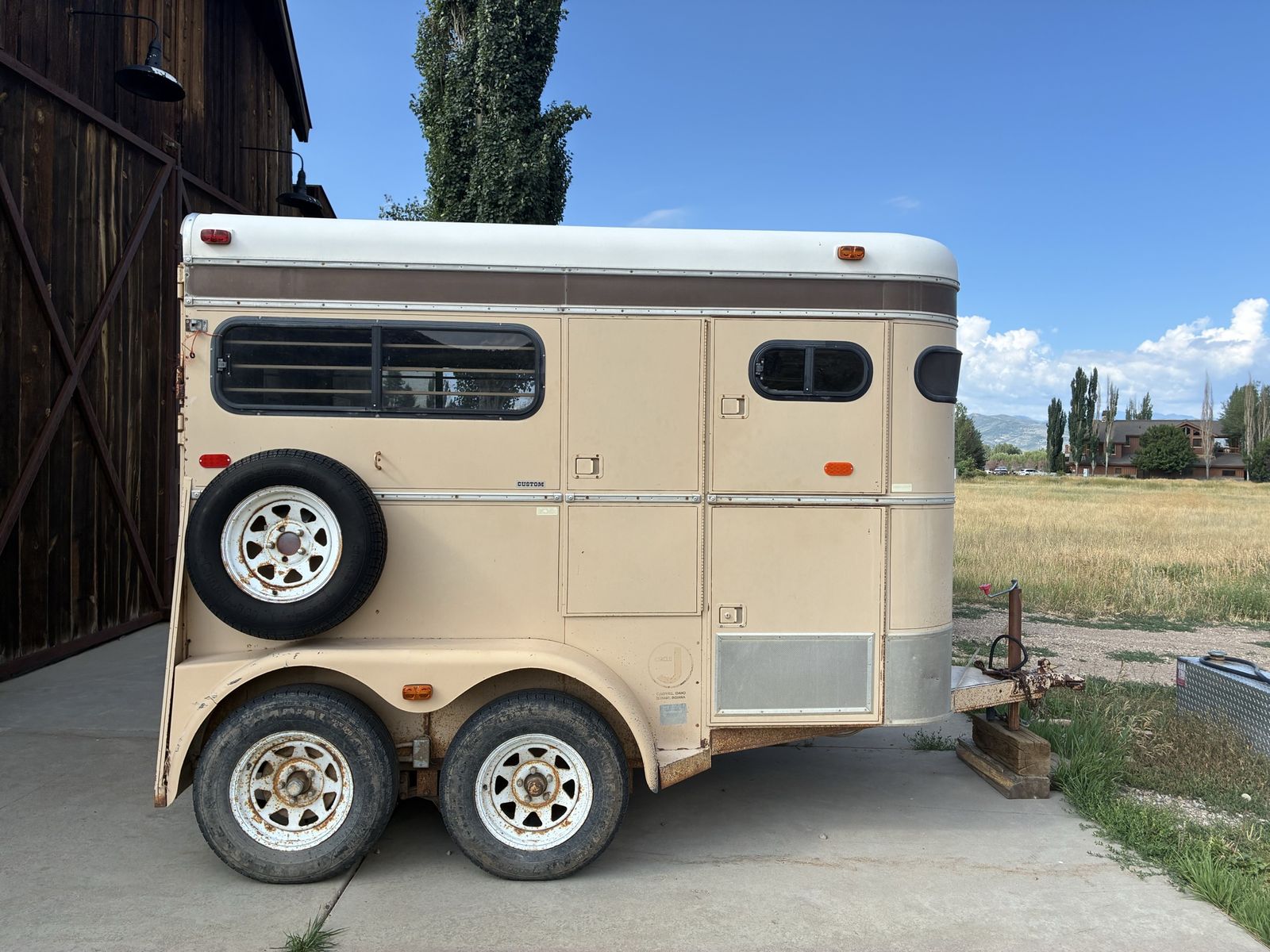 2 horse trailer