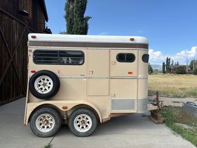 2 horse trailer