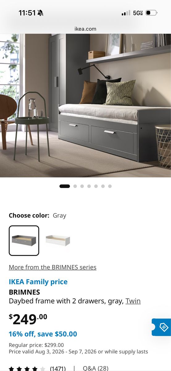 IKEA Trundle bed