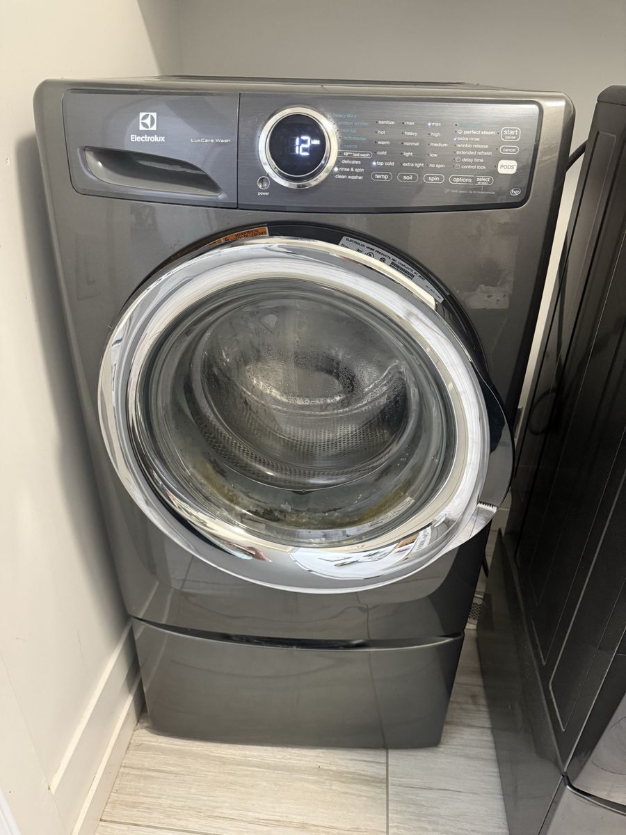 Electrolux LuxCare Front Load Washer & Dryer Set - used