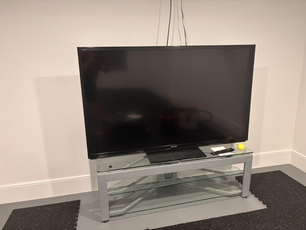 sharp 70 smart tv with stand