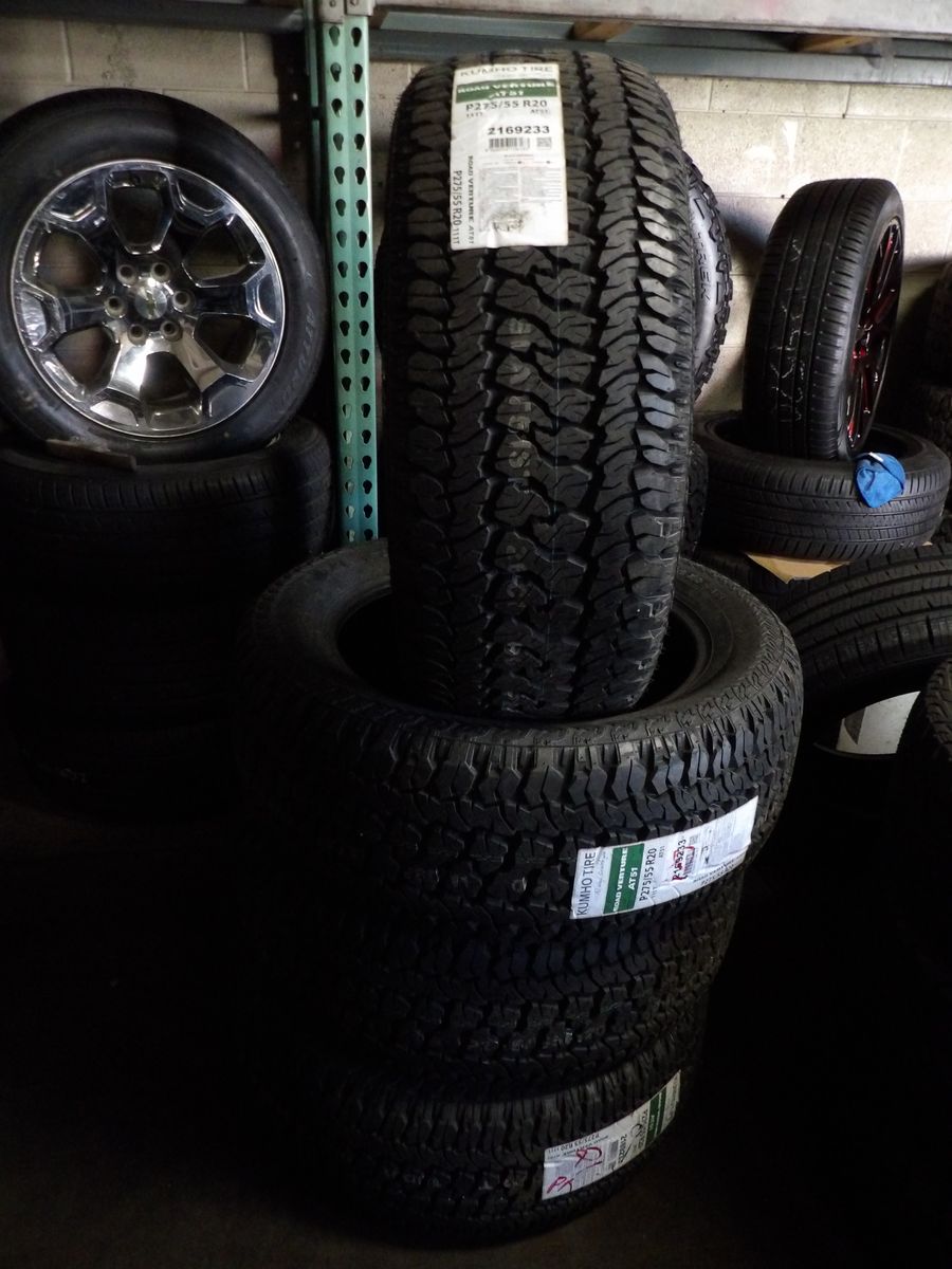275/55R20 KHUMO ROAD CENTURE AT51 SET OF BRAND NEW TIRES