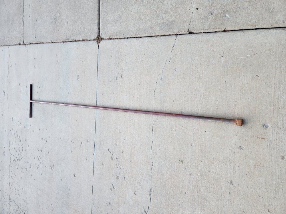 7 foot (86") Water Meter Key with U Shaped Head