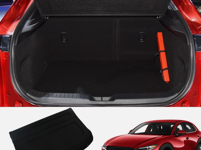 For 2020-2026 Mazda CX-30 Cargo Cover Rear Trunk Privacy Shade Shelf Black