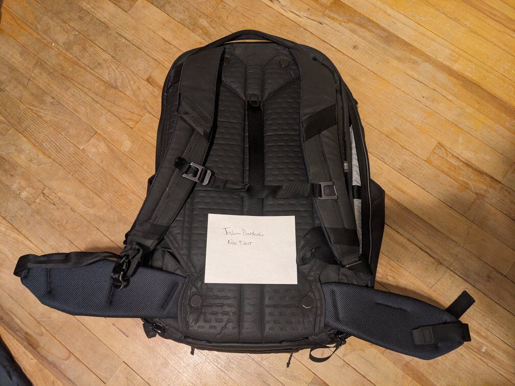 Peak Design 45L travel backpack