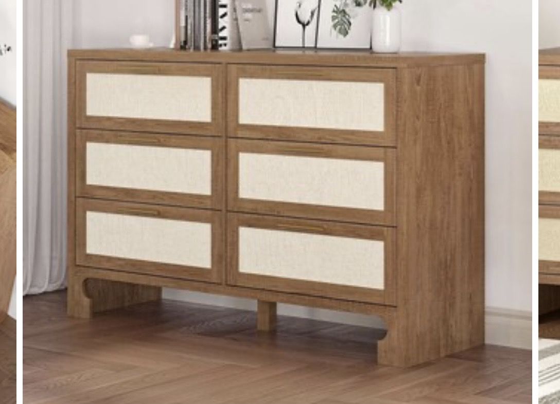 6 Drawer Double Dresser