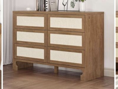 6 Drawer Double Dresser