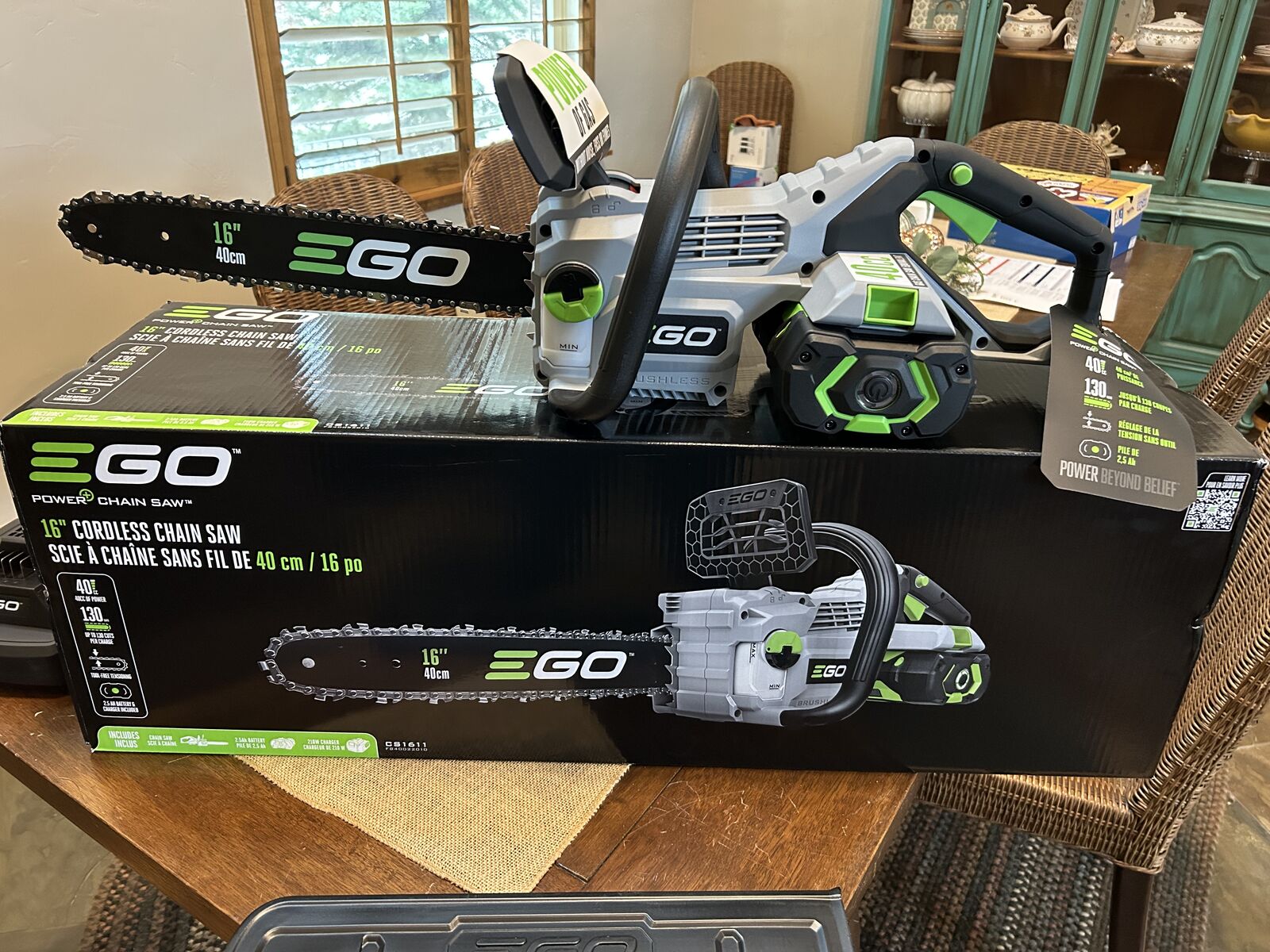 Chainsaw Rental (No Gas, No Fumes)