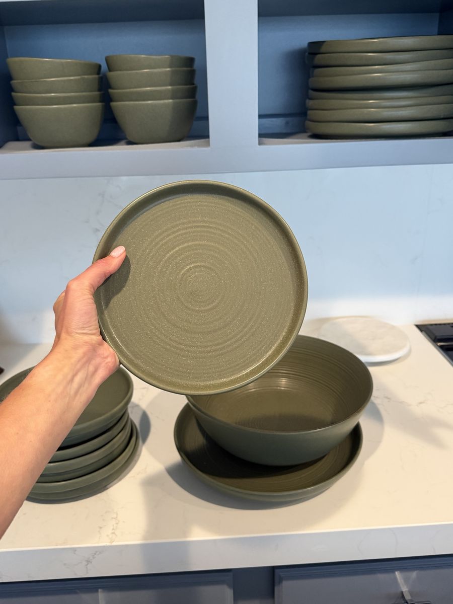 Stoneware Plates and Serving Dishes