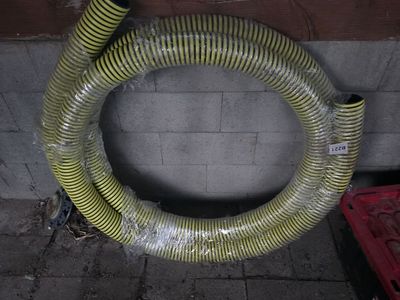Yellow Flexible Industrial Hose - B221 - Durable Suction/Discharge Pipe