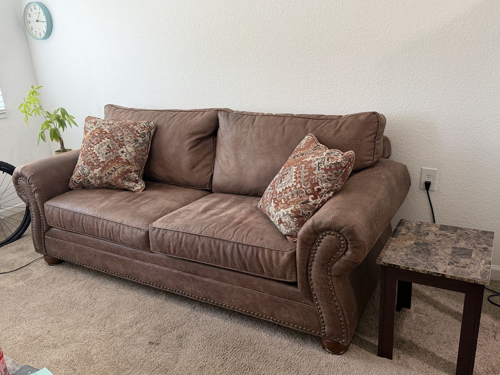 Brown couch