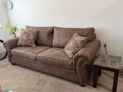 Brown couch