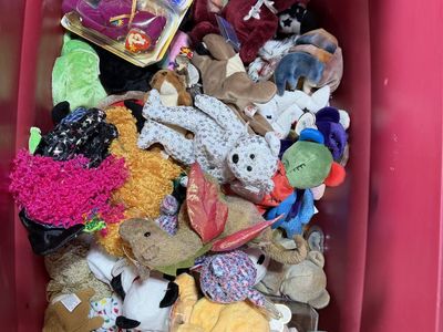 Box of Beanie Babies