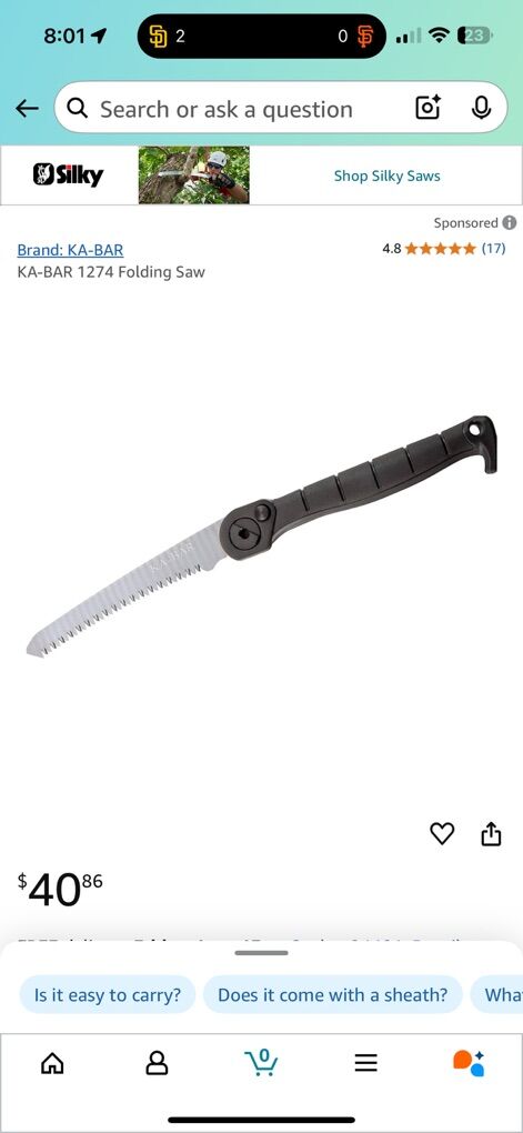 Ka Bar Folding Saw