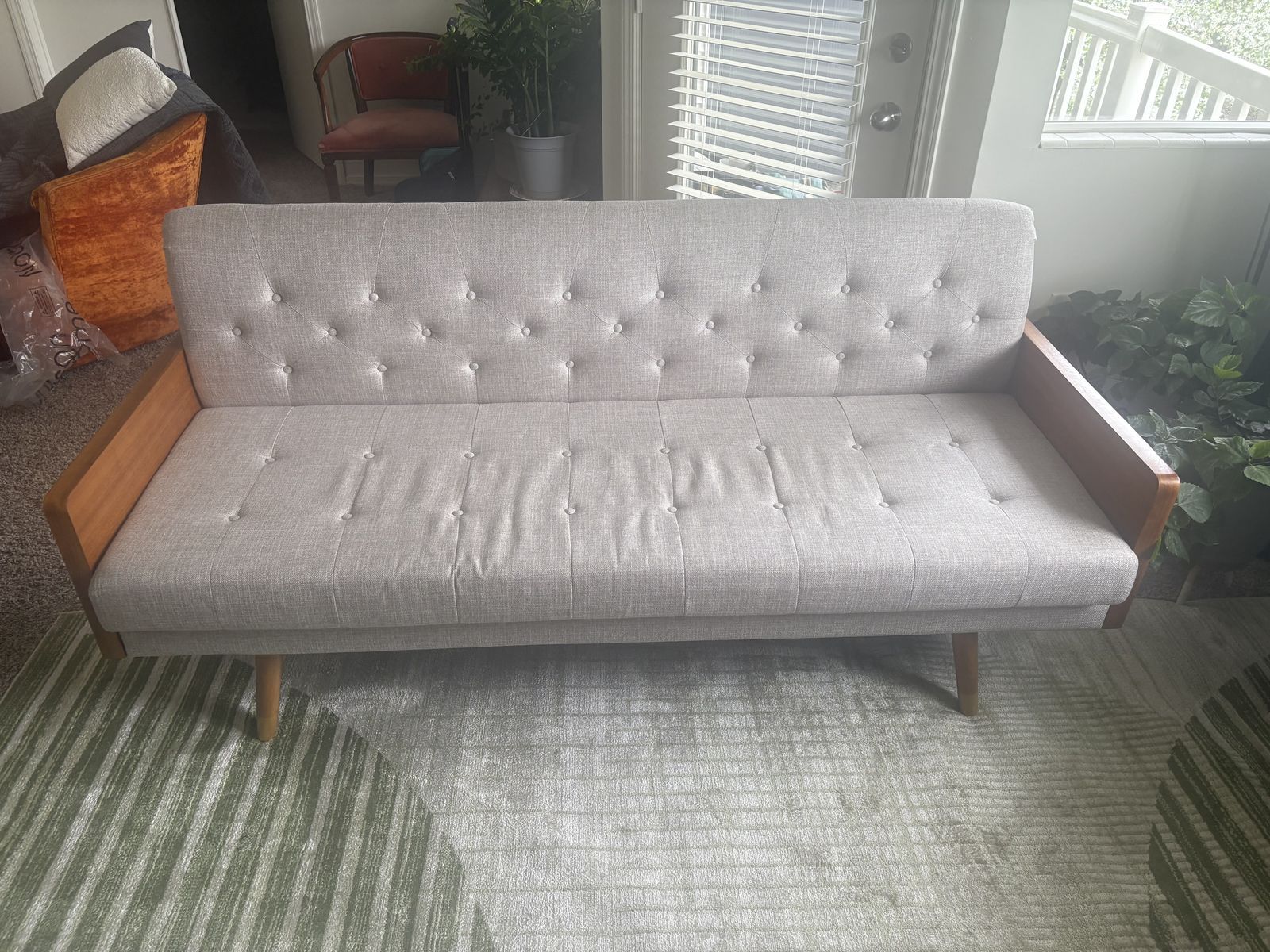 Mid-century modern sofa in great condition. Originally $427