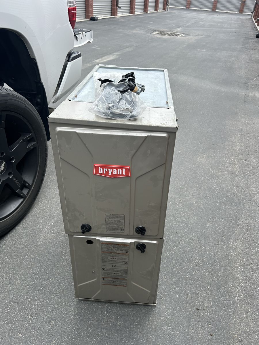 Furnace - New 3 ton Bryant, 60,000 btu. High efficiency