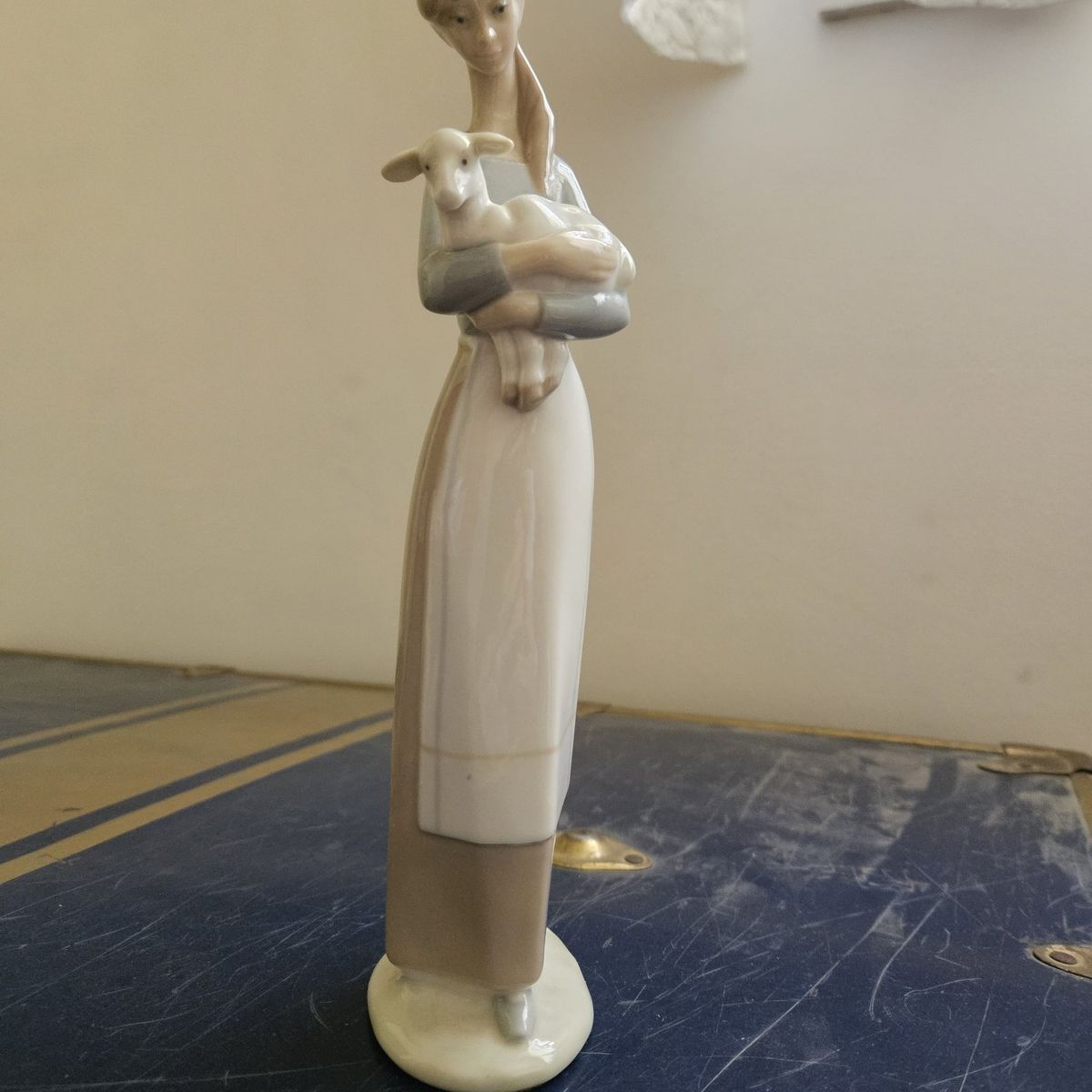 Lladro "girl with lamb"