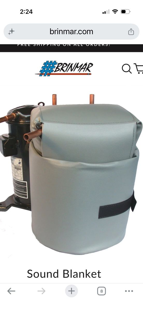 AC Compressor Sound Blanket - Noise Reduction for HVAC