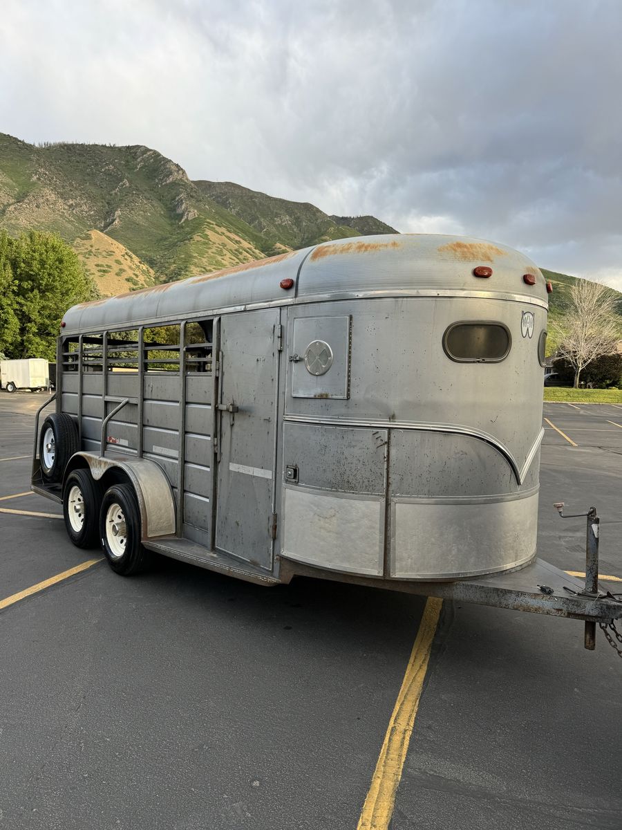 1995 W-W Stock Trailer