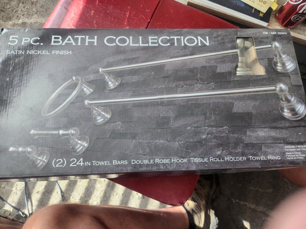 5 piece bath set