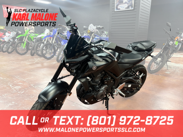 2025 Yamaha MT-03 CA Matte Stealth Black - UY01290