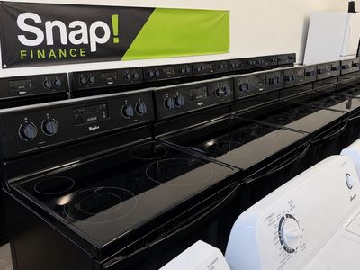 Whirlpool Black Electric Smooth Top Range Oven