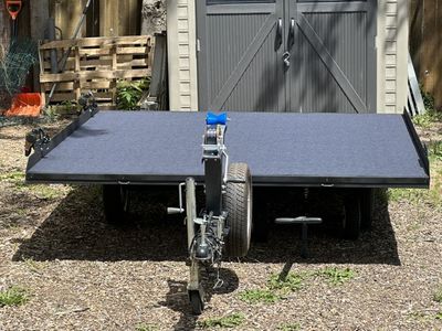 8ft Tilt Deck Work/Play Trailer, Utv, Atv, Rafts