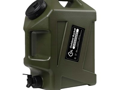 Green 5 Gallon Water Jug