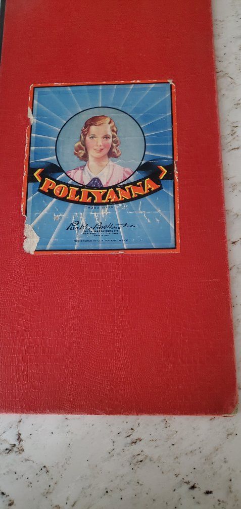 Vintage Monopoly & Pollyanna Double-Sided Game Boards