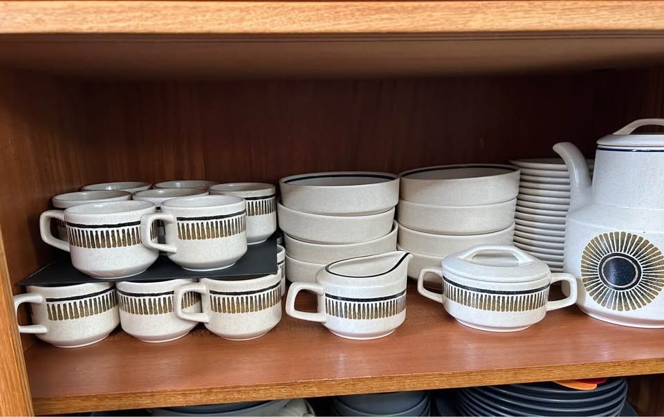 Vintage FULL SET Temper-ware Percussion DinnerwareDish Set