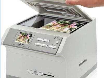 SVP PS9890 3-in-1 Digital Photo/Negative/Slides Scanner with Built-in 2.4" LCD Screen in box