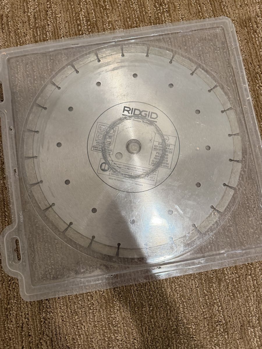 Various concrete saw blades